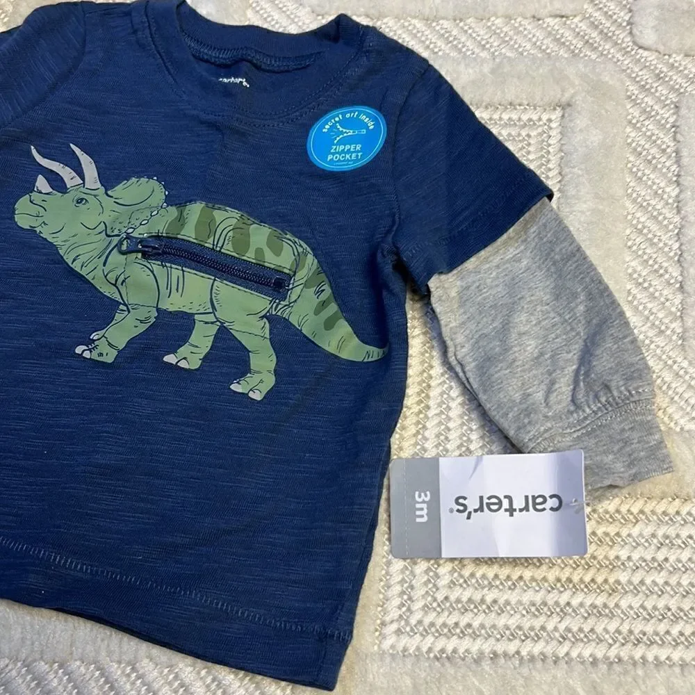 CARTERS - Dinosaur Bones Tee